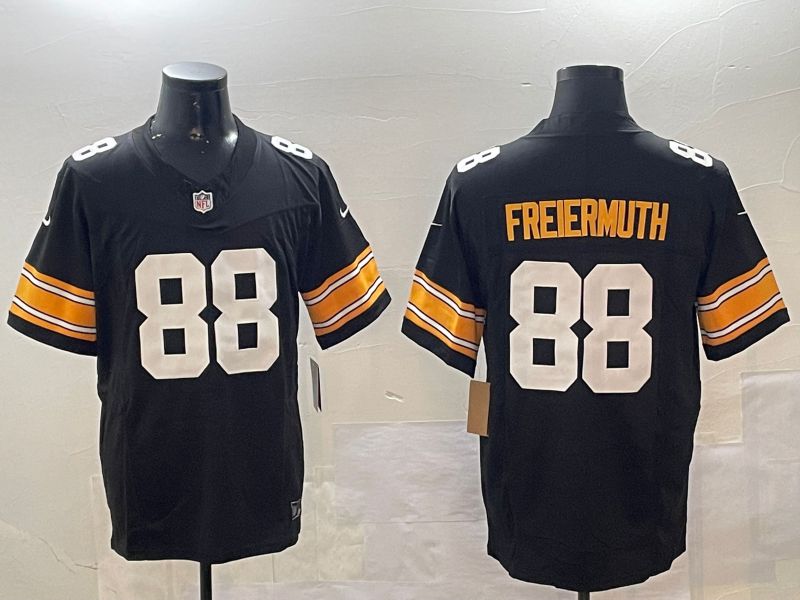 Men Pittsburgh Steelers #88 Freiermuth Black 2024 Nike Limited NFL Jersey style 0108->pittsburgh steelers->NFL Jersey